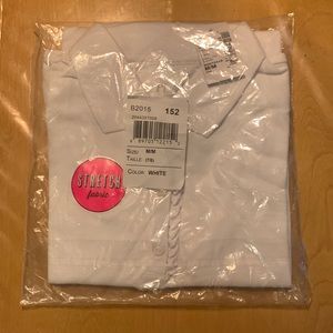 Children’s Place Girls White Polo Uniform
